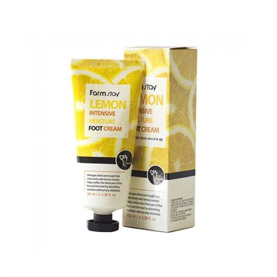 Крем для ног смягчающий с экстрактом лимона FarmStay Lemon Intensive Moisture Foot Cream 1710 - фото 4561
