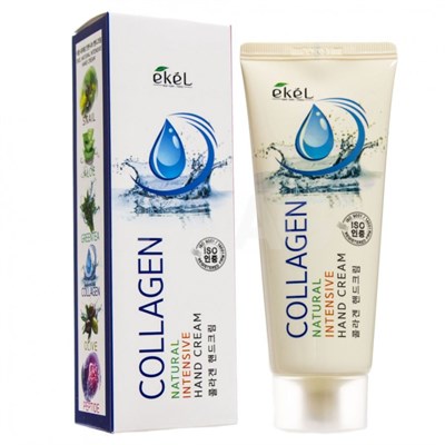 [EKEL] Крем для рук с коллагеном  Collagen Natural Intensive Hand Cream, 100 мл 2089 - фото 5046