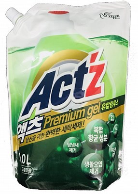 Концентрированный гель  для стирки белья с эвкалиптом Pigeon Act'z Premium Gel Eucalyptus, 1л. 2176 - фото 5164