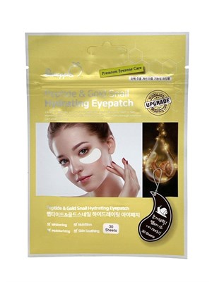 Патчи тканевые для глаз с золотом и пептидами,SkinApple Peptide&Gold Snail Hydrating Eye Patch 30шт 2704 - фото 5870