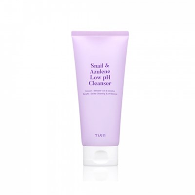 [TIAM] Успокаивающий гель для умывания с муцином TIAM Snail & Azulene Low pH Cleanser, 200 мл 2756 - фото 5939