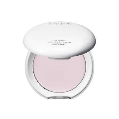 MISSHA Матирующая компактная пудра для лица (Бесцветная)  AIRY POT PRESSED POWDER Translucent 5г 2790 - фото 5989