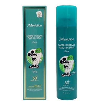 JMsolution Спрей солнцезащитный - Disney collection Mickey luminous pearl SPF50+ PA++++, 180мл 2831 - фото 6054