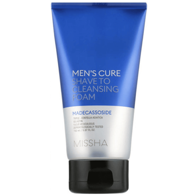 Мужская пенка для бритья и умывания MIssha Men's Cure Shave To Cleansing Foam 2960 - фото 6259