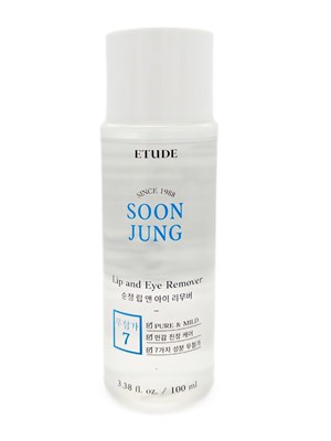 Гипоаллергенное средство для снятия макияжа с глаз и губ ETUDE HOUSE Soon Jung Lip&Eye Remover 100мл 2990 - фото 6313