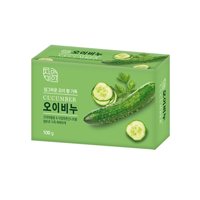 [MUKUNGHWA] Мыло туалетное увлажняющее ОГУРЕЦ Moisture Cucumber Soap, 100 г 3023 - фото 6365