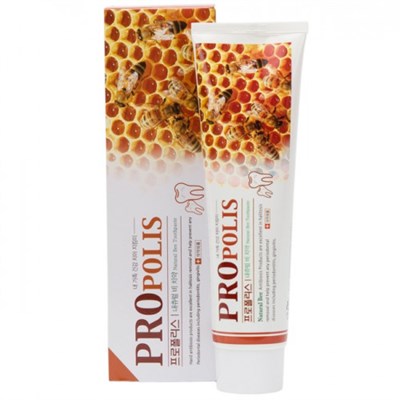 Зубная паста с прополисом, HANIL NATURAL Bee Propolis Toothpaste 180 гр. 3088 - фото 6513