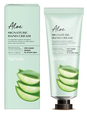 Mcnally Успокаивающий крем для рук с экстрактом алоэ Hand Cream Aloe Signature, 100мл 2922 - фото 6637