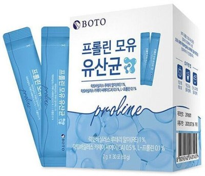 Boto Proline Lactobacillus Пробиотик с содержанием аминокислоты L-пролин 2гр*30шт 3170 - фото 6671