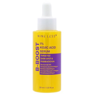 Осветляющая сыворотка для лица с койевой кислотой NINE LESS B-Boost 1% Kojic Acid Serum 3194 - фото 6725