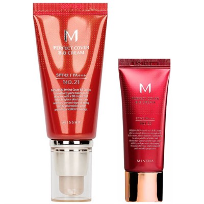 ББ крем с высокой степенью покрытия spf42/pa+++ Missha M Perfect Cover Bb Cream Spf42/pa+++ (13 тон) 2243 - фото 6764