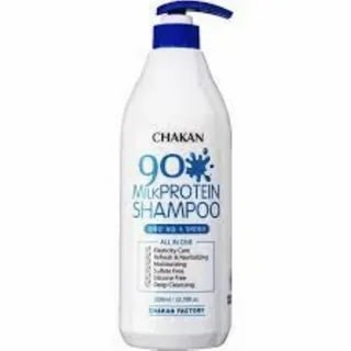 Chakan 90% Milk Protein Shampoo - Восстанавливающий и освежающий шампунь для волос с Молочными протеинами 1л 3293 - фото 6903