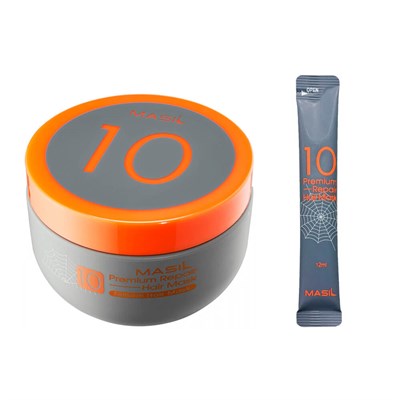 Восстанавливающая премиум-маска для волос Masil 10 Premium Repair Hair Mask 2995 - фото 6949