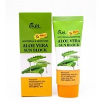 Ekel Крем для лица и тела солнцезащитный с экстрактом алоэ - Aloe vera sun block SPF50/PA+++, 70мл 2536