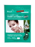 Тканевые патчи с экстрактом золота и EGF, EGF&Gold Snail Wrinkle Care Eye Patch 30шт 2705