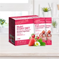 Диетический коктейль Nutri D-Day со вкусом клубничного йогурта, 14 шт по 25 г 3150