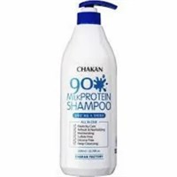 Chakan 90% Milk Protein Shampoo - Восстанавливающий и освежающий шампунь для волос с Молочными протеинами 1л 3293